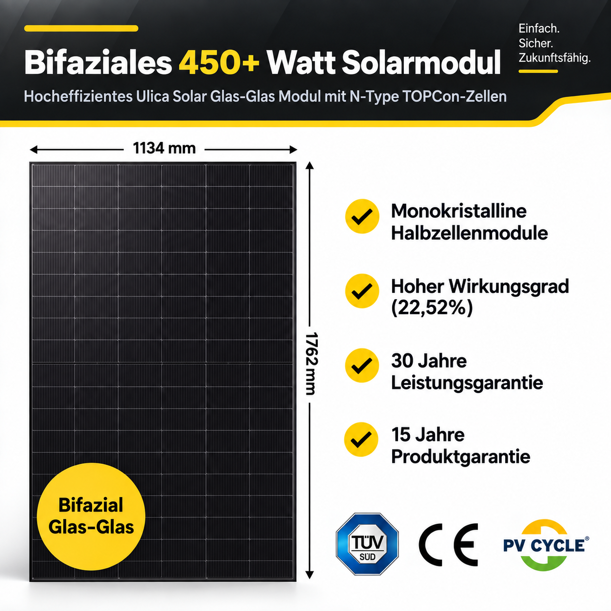 Balkonkraftwerk 800/ 900W mit Speicher – Marstek Jupiter C