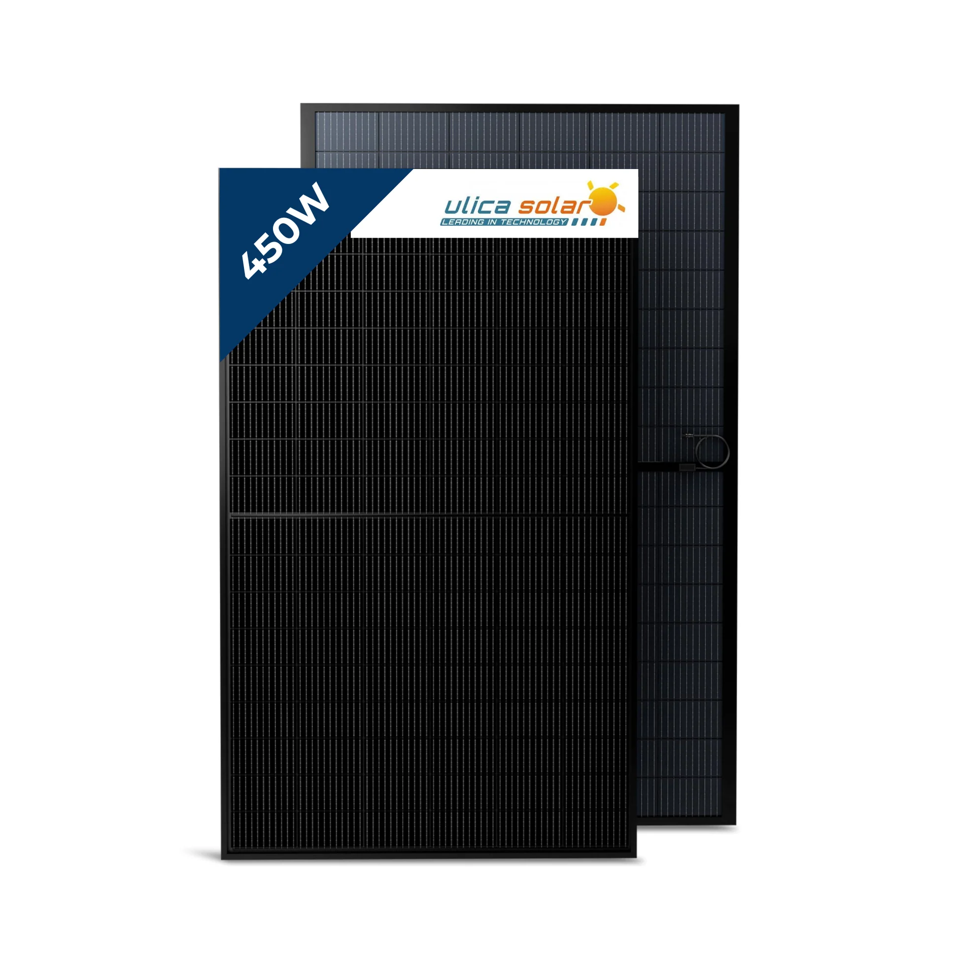 Ulica Solar 450W Full Black Solarmodul – bifazial, N-Typ TOPCon