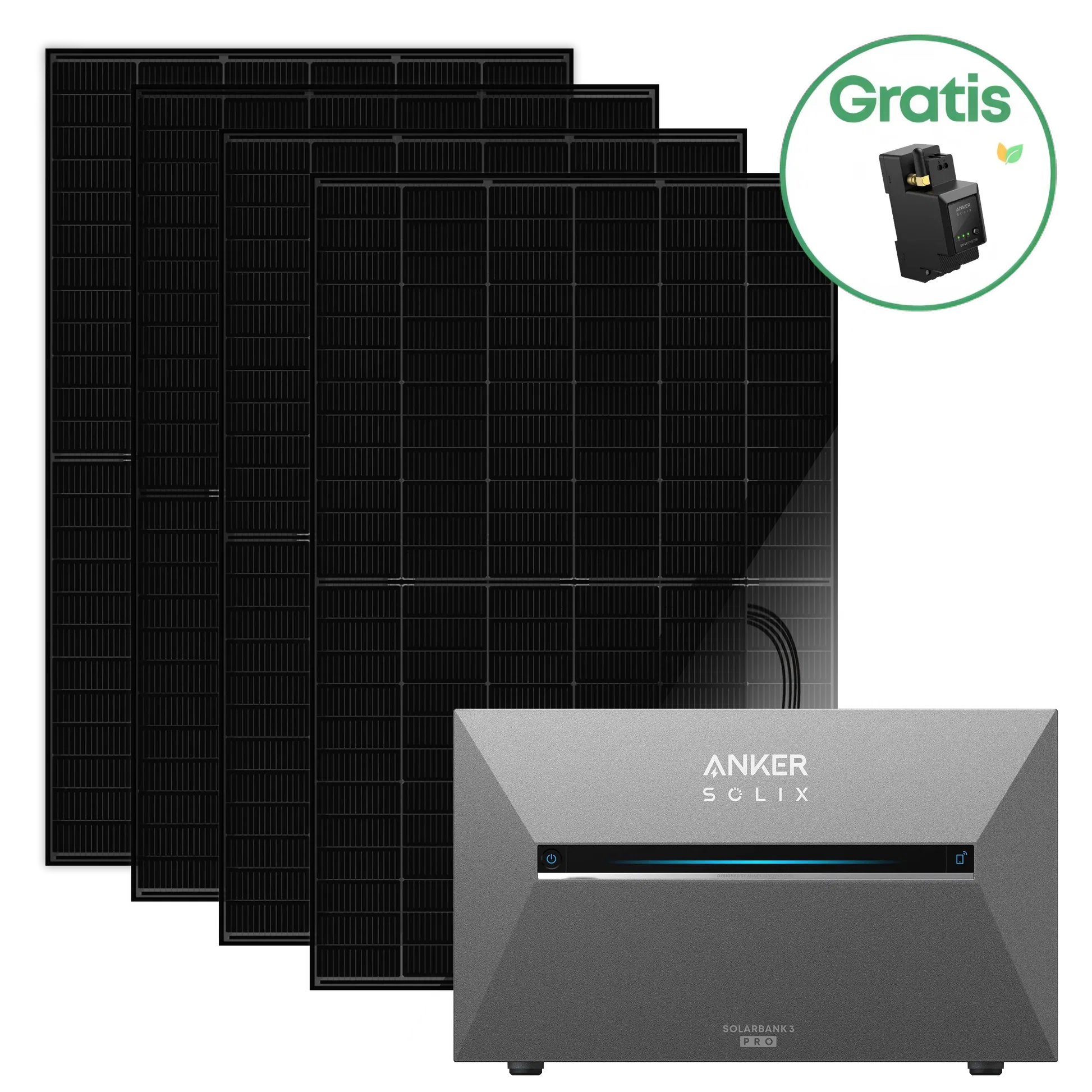 Balkonkraftwerk 1800W mit Speicher – Anker SOLIX 3 Pro