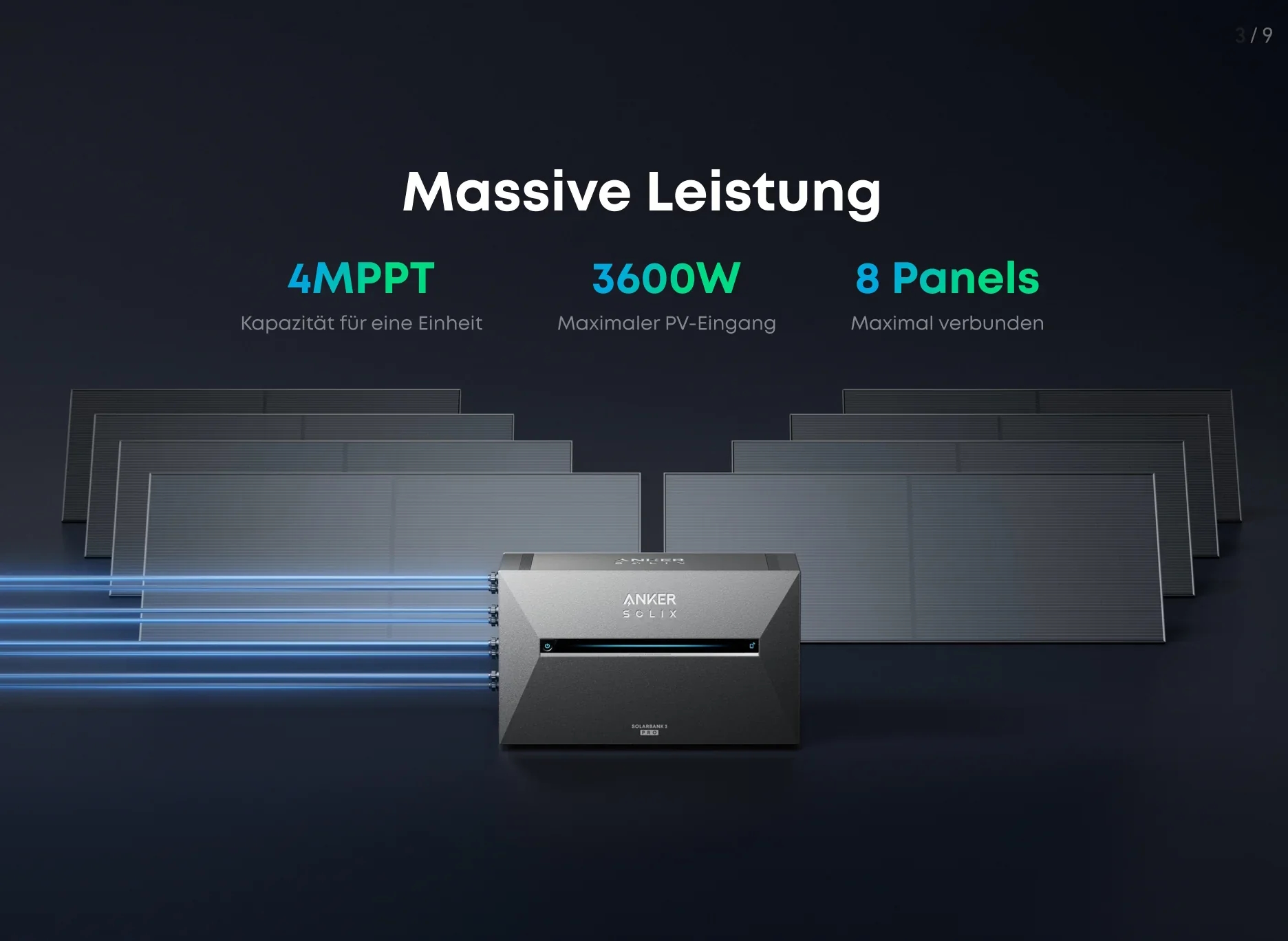 Anker SOLIX Solarbank 3 E2700 Pro Speicher