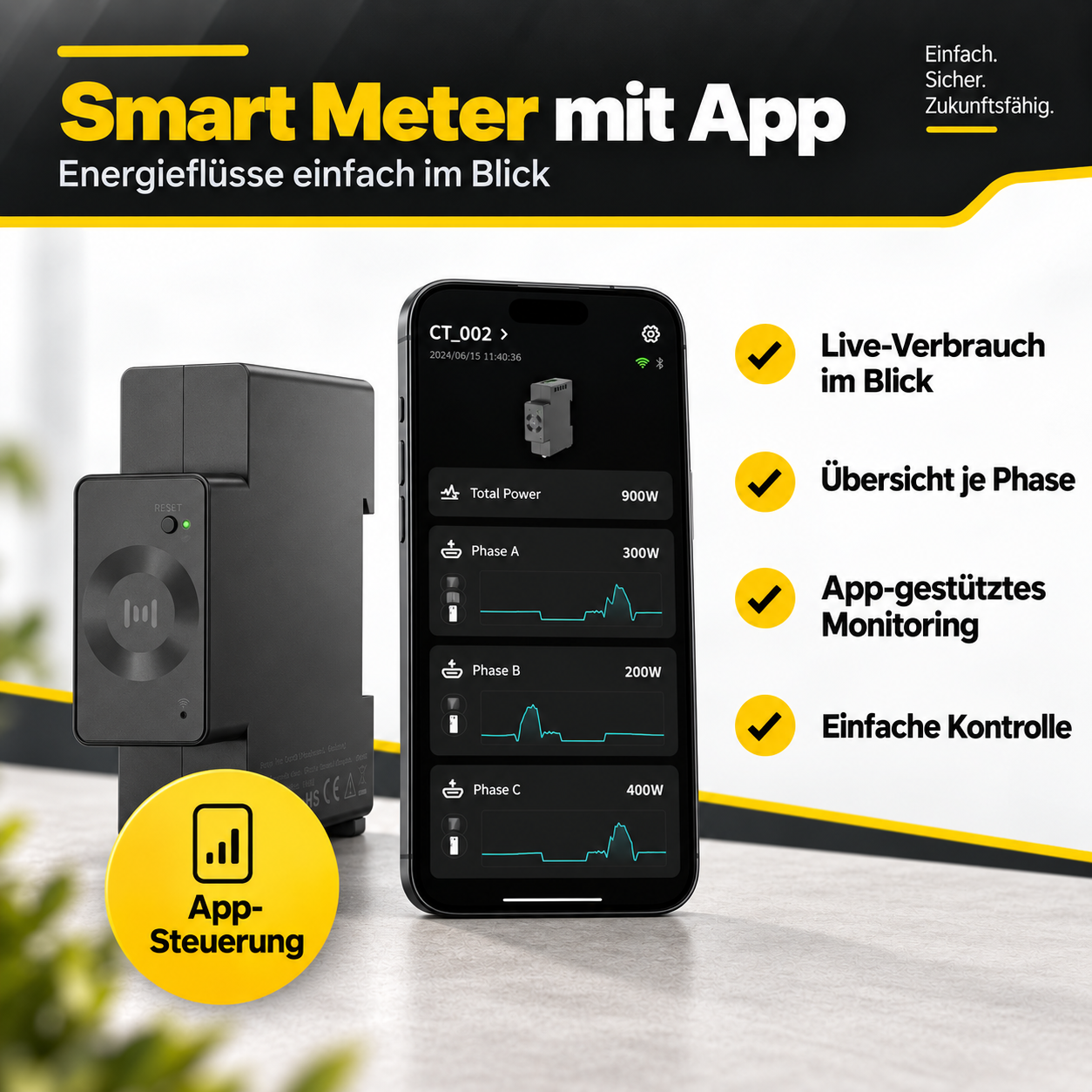Balkonkraftwerk 800/ 900W mit Speicher – Marstek Jupiter C